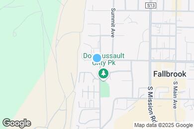 Map image of the property - Fallbrook Hills Apartments