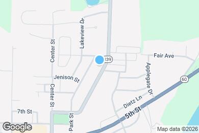 Map image of the property - 805 Mitchell Ave