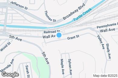 Map image of the property - 215 Grant St