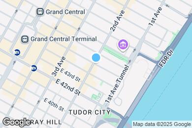 Map image of the property - 301 E 45th St