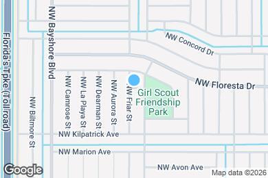 Map image of the property - 361 NW Friar St