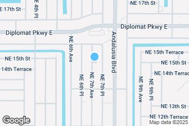 Map image of the property - 1421 NE 7th Ave
