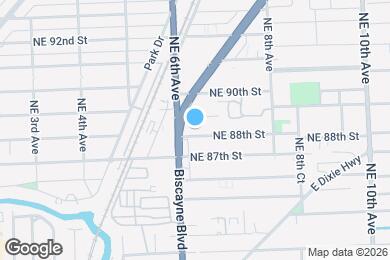 Map image of the property - 625 NE 88th St