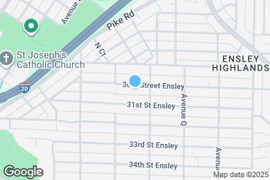 Map image of the property - 1529 30th Street Ensley