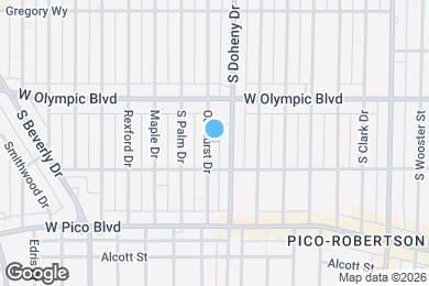 Map image of the property - 442 S Oakhurst Dr