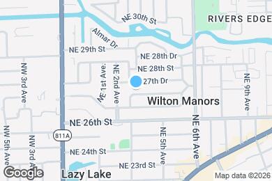 Map image of the property - 305 NE 27th St