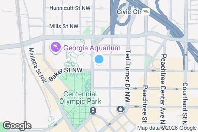 Map image of the property - 285 Centennial Olympic Park Dr NW