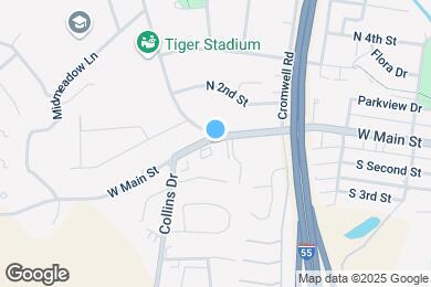 Map image of the property - 1212 W Main St
