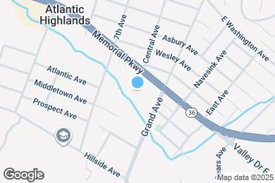 Map image of the property - 1 Central Ave