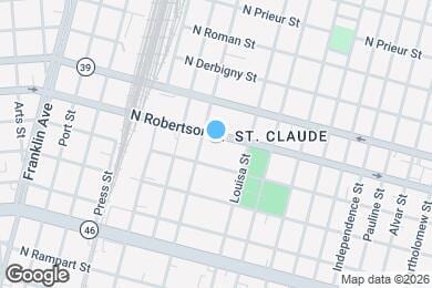 Map image of the property - 3120 N Robertson St