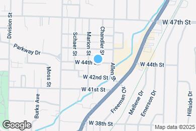 Map image of the property - 804 W 44th St