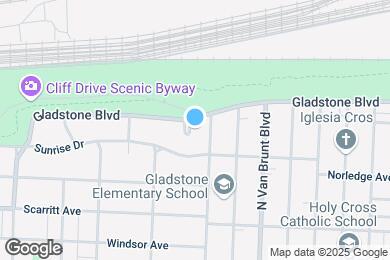 Map image of the property - 4437 Gladstone Blvd