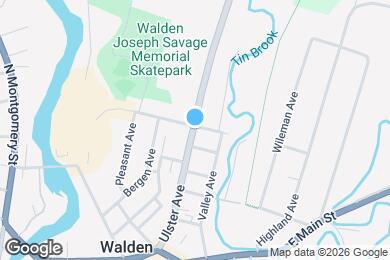 Map image of the property - 103 Ulster Ave