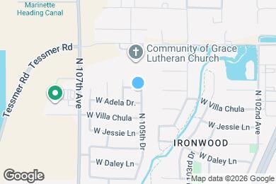 Map image of the property - 10511 W Villa Hermosa