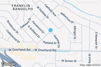 Map image of the property - 1300 S Brooklawn Dr