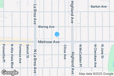 Map image of the property - 713 N Mansfield Ave