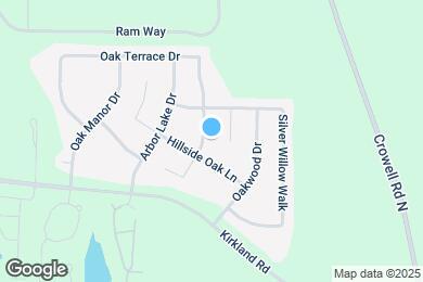 Map image of the property - 515 Oak Terrace Dr