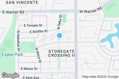 Map image of the property - 1601 N Saba St
