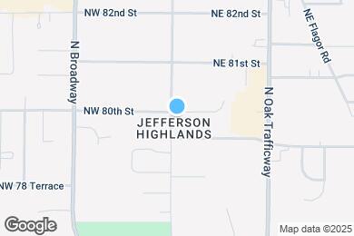 Map image of the property - 1 NE 80th St