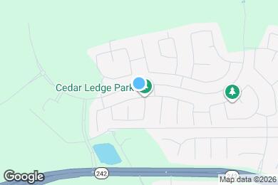 Map image of the property - 14483 Cedar Ledge Ln
