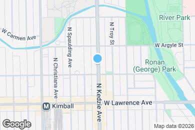 Map image of the property - 4924 N Kedzie Ave