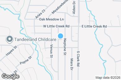 Map image of the property - 1117 Saturn Dr