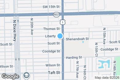 Map image of the property - 21 Hollywood