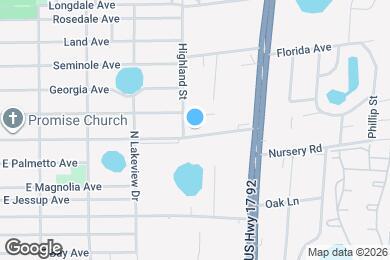 Map image of the property - 907 Orange Ave