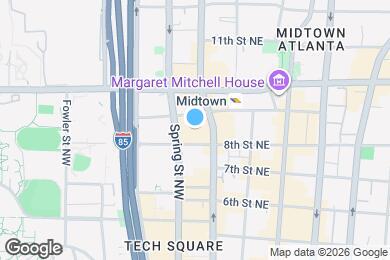 Map image of the property - 44 Peachtree Pl NE