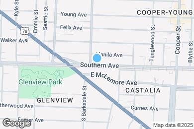 Map image of the property - 1926 Southern Ave