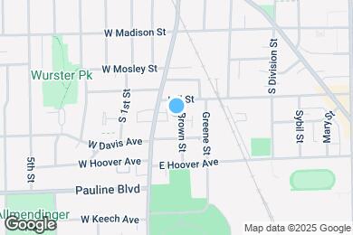 Map image of the property - 818 Brown St