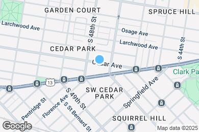 Map image of the property - 4718 Cedar Ave