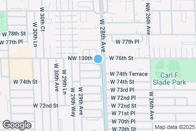 Map image of the property - 2834 W 75th Ter
