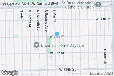 Map image of the property - 5703 S May St