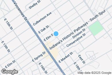 Map image of the property - 417 E 18th St