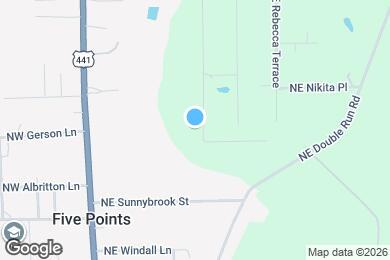 Map image of the property - 608 NE Diana Terrace