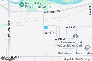 Map image of the property - 1221 W 4th St