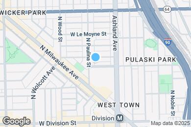 Map image of the property - 1646 W Blackhawk St