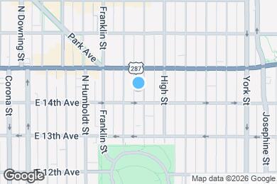 Map image of the property - 1433 N Williams St