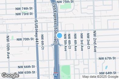Map image of the property - 6953 NW 5th Ct