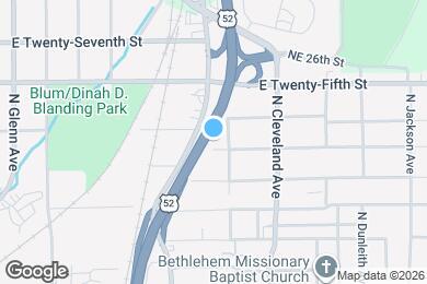 Map image of the property - 921 23rd St NE