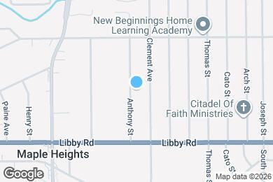 Map image of the property - 5185 Anthony St