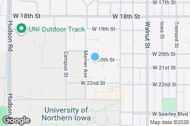 Map image of the property - 1106 W 20th St