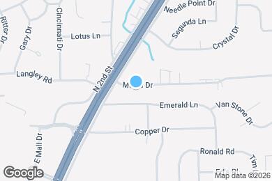 Map image of the property - 931 Minns Dr