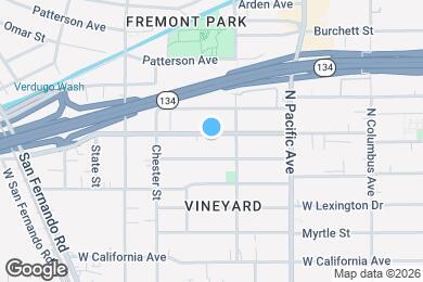Map image of the property - 620 W Doran St
