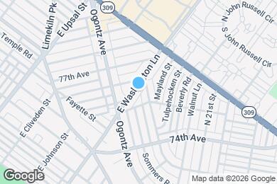 Map image of the property - 2150 E Washington Ln