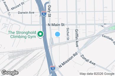 Map image of the property - 1819 Workman St