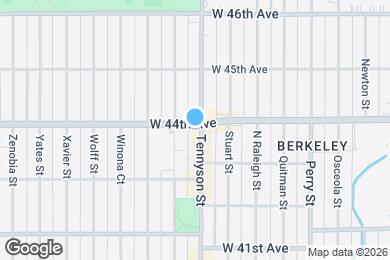 Map image of the property - 4383 Tennyson St