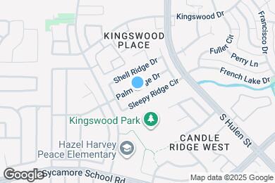 Map image of the property - 4809 Palm Ridge Dr