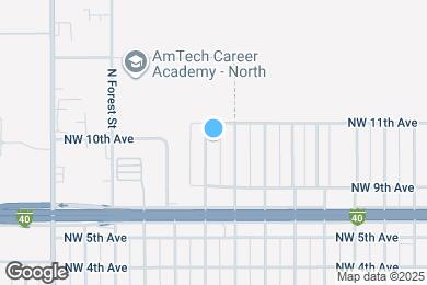 Map image of the property - 916 N Fairmont St